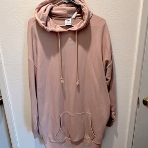 Adidas Hoodie Dress - Dusty Pink